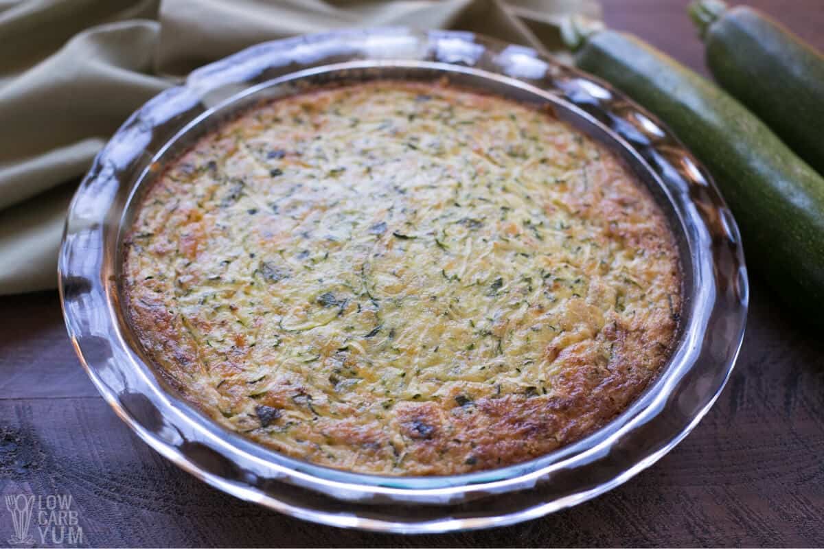 shredded zucchini quiche