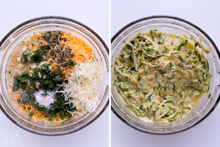 Crustless Shredded Zucchini Quiche Pie Low Carb Yum