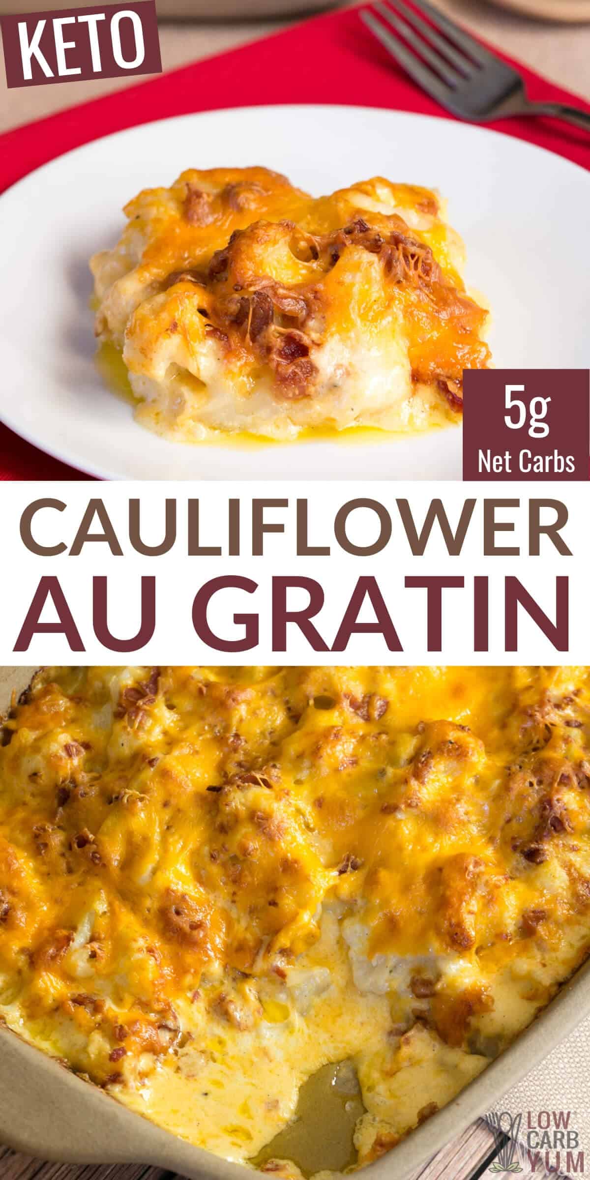 cauliflower au gratin recipe