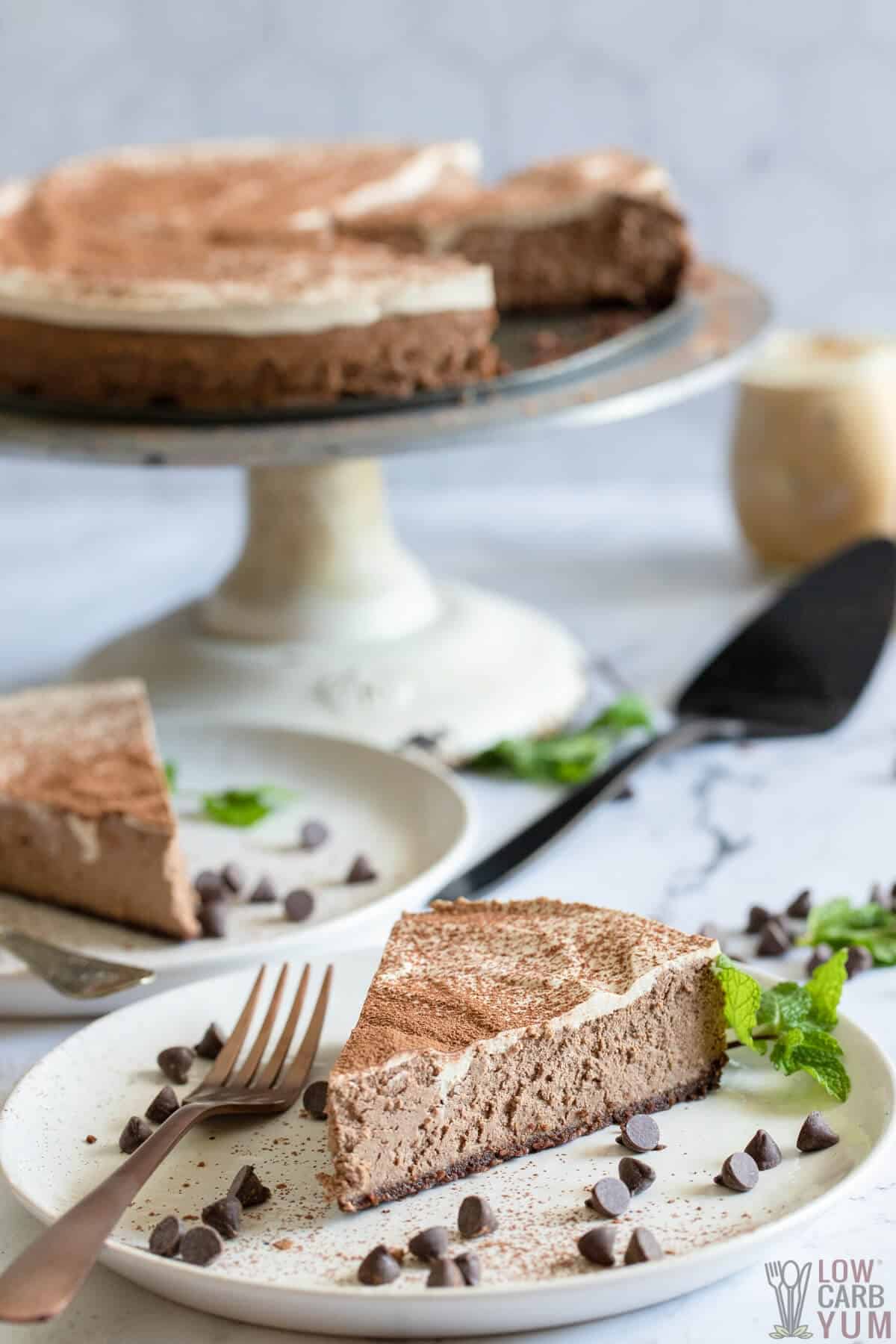 chocolate mocha cheesecake