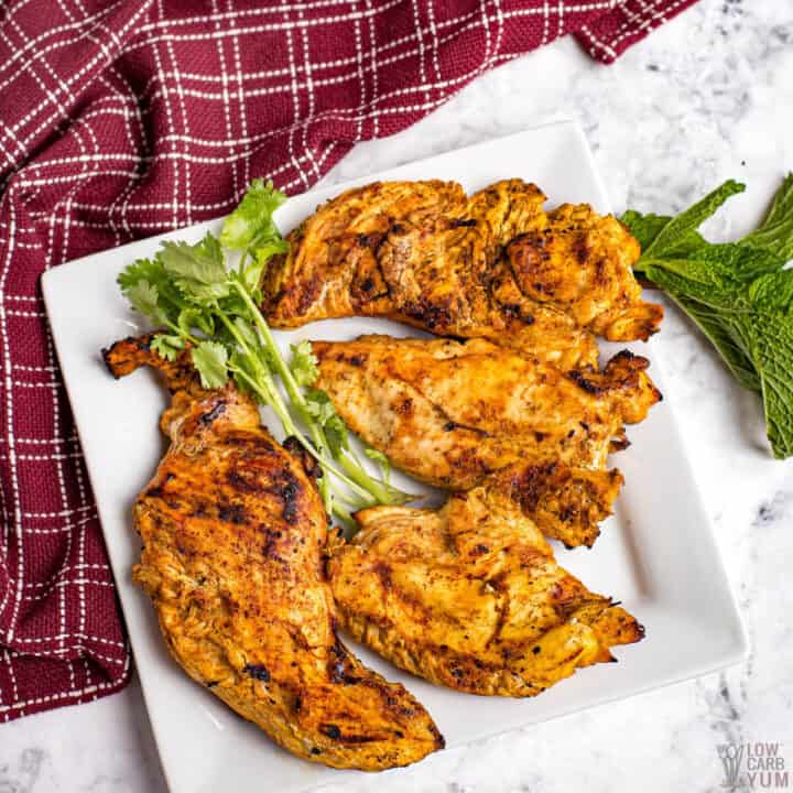 Grilled Moroccan Chicken Breast Recipe Low Carb Yum