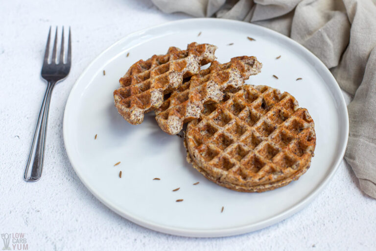 Easy Keto Rye Bread Chaffles Recipe Low Carb Yum