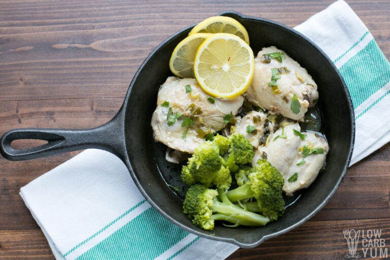 Easy Keto Lemon Chicken Recipe Low Carb Yum