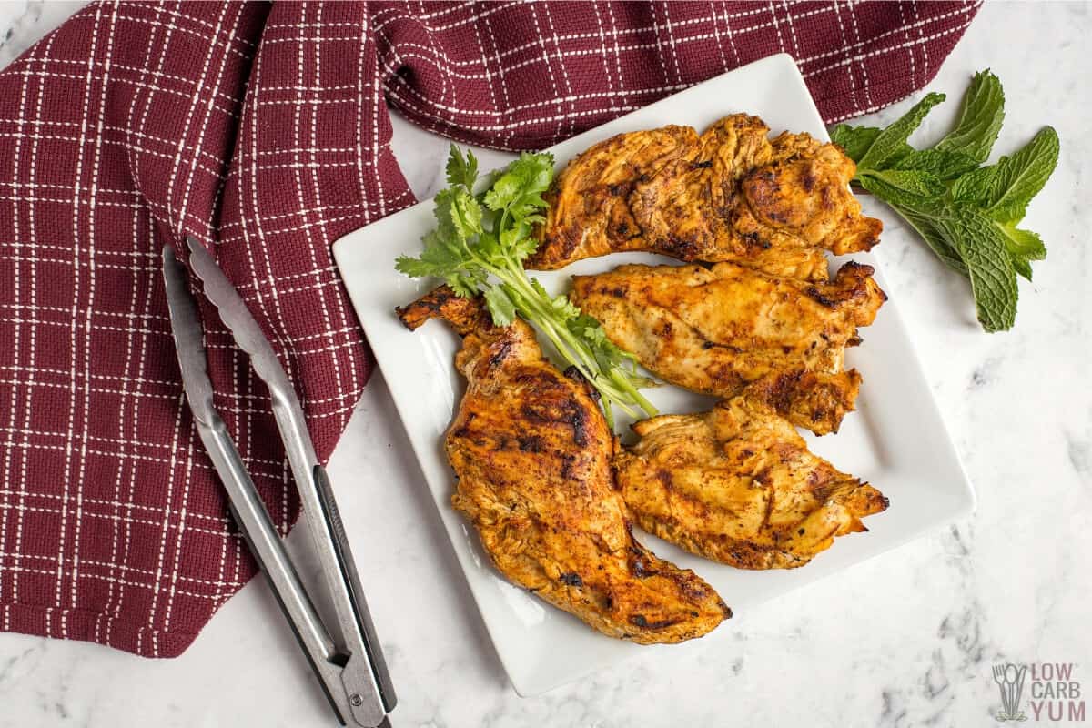 Grilled Moroccan Chicken Breasts