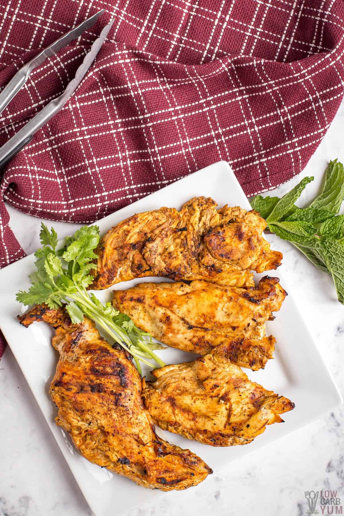 Grilled Moroccan Chicken Breast Recipe - Low Carb Yum