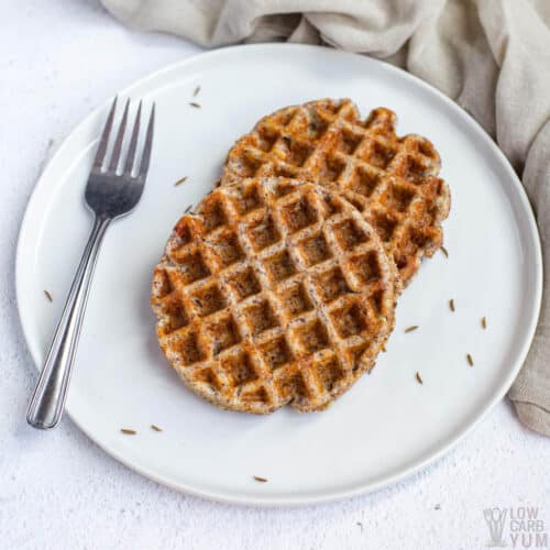 Easy Keto Rye Bread Chaffles Recipe Low Carb Yum