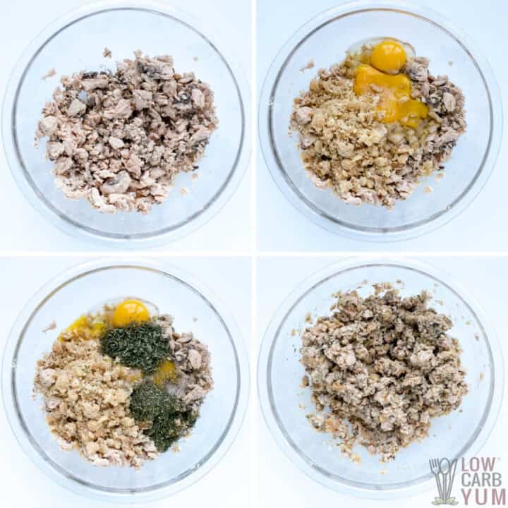 Salmon Loaf with Dill White Sauce - Low Carb Yum