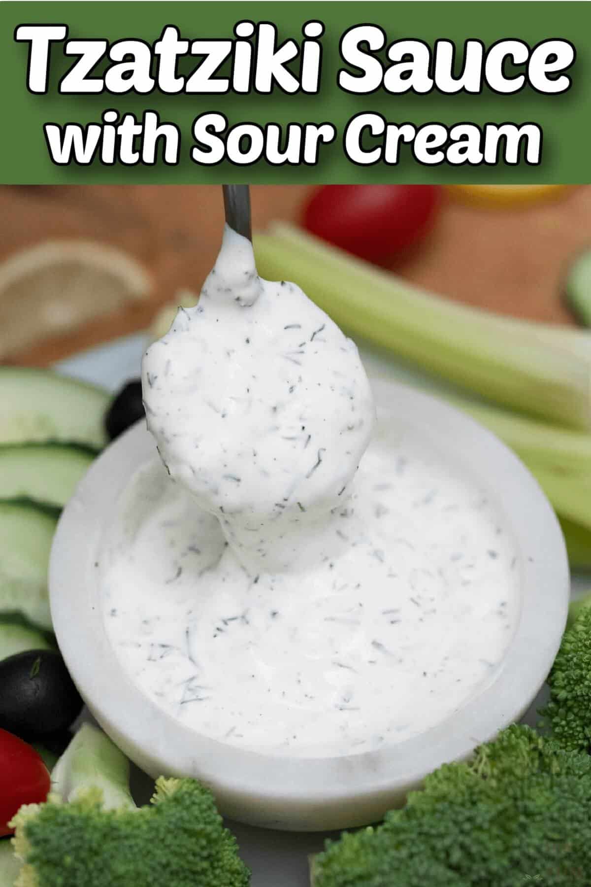 tzatziki sauce with sour cream cover image