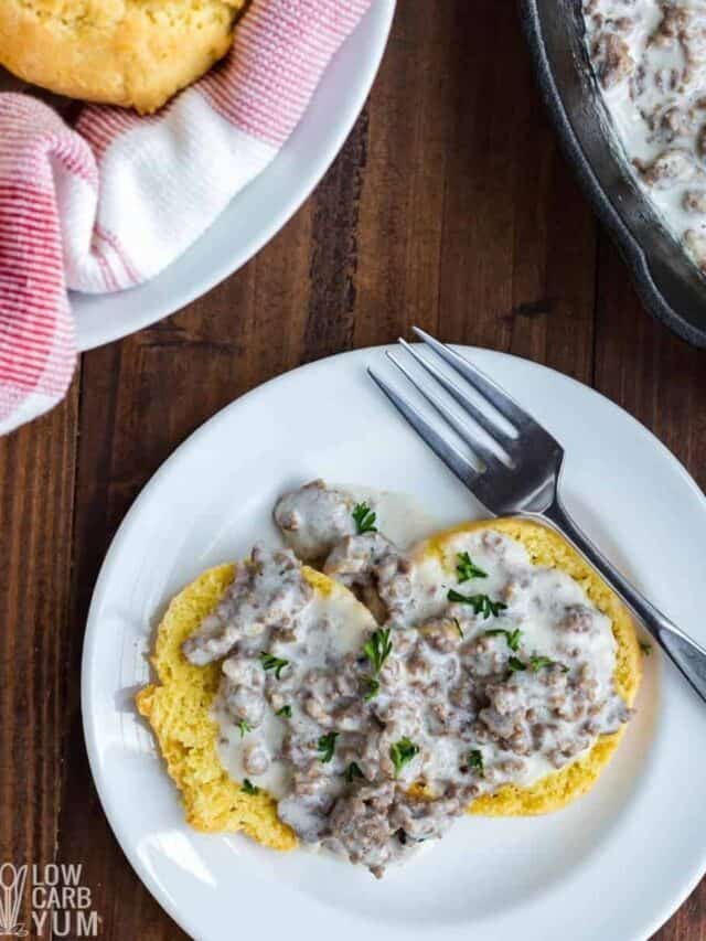 KETO BISCUITS AND GRAVY STORY