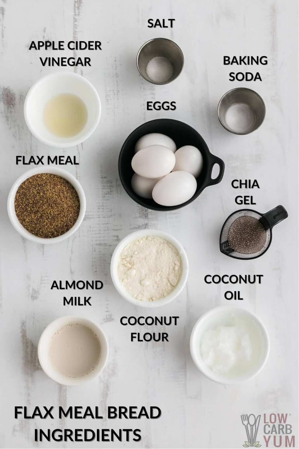 Keto Flax Meal Bread or Muffins Recipe Low Carb Yum