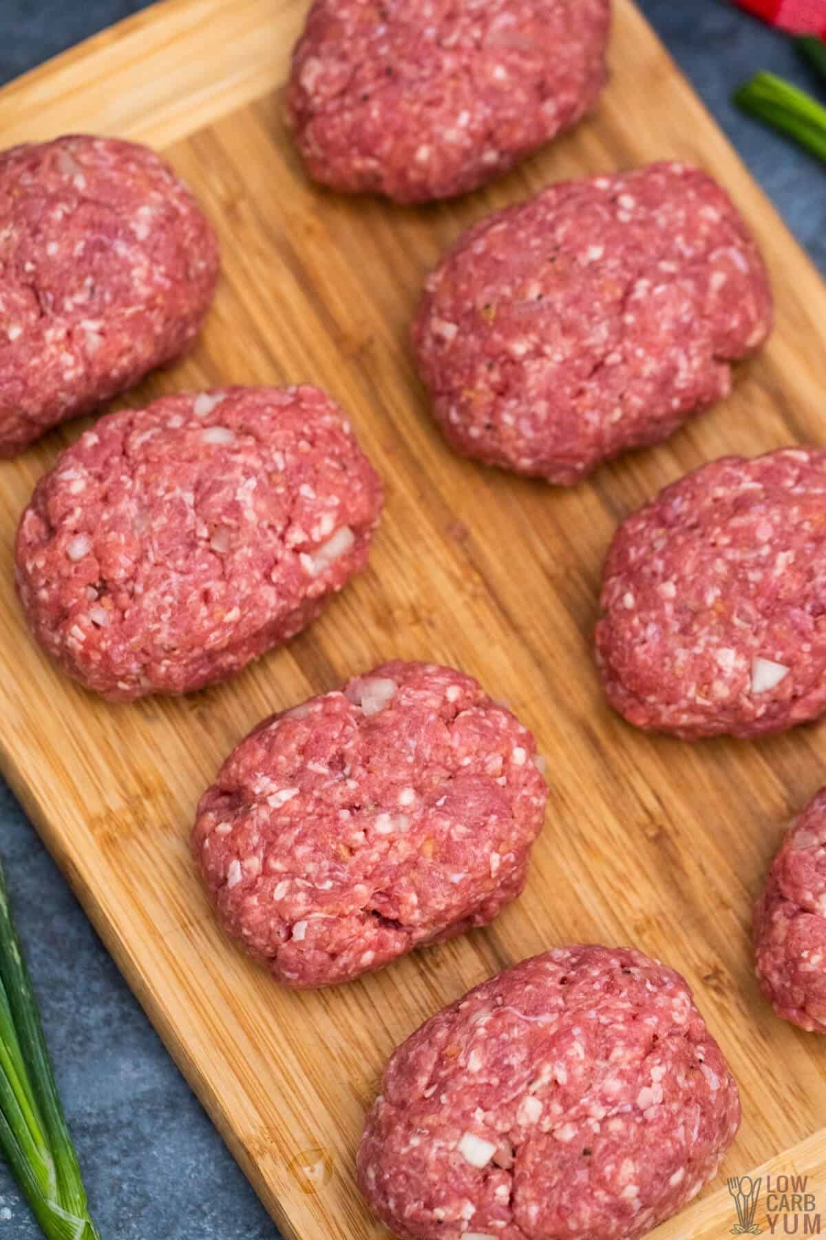 meat patties