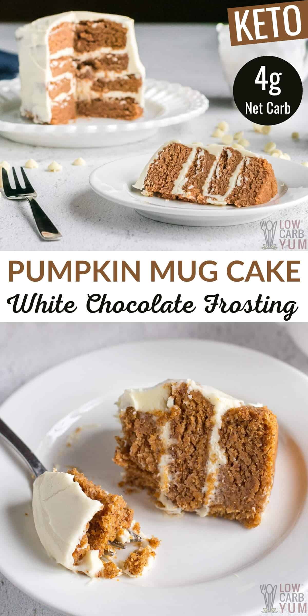 keto pumpkin mug cake recipe