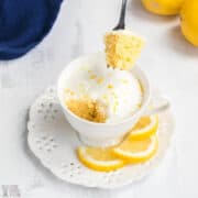 lemon mug cake