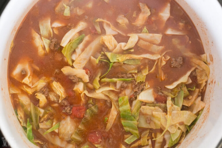 Keto Unstuffed Cabbage Soup Recipe Low Carb Yum