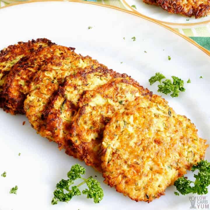 Keto Zucchini Fritters (GlutenFree) Low Carb Yum