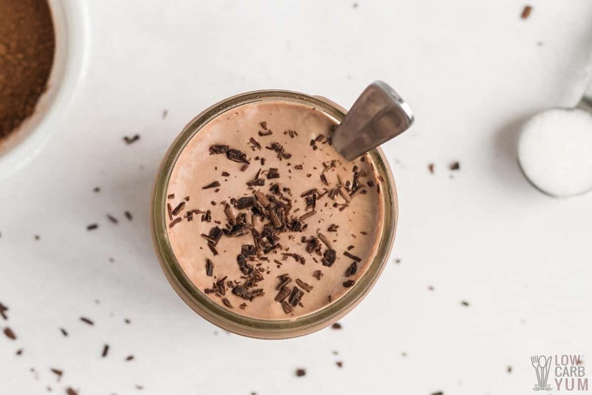 Chocolate Keto Frosty Low Carb Shake - Low Carb Yum