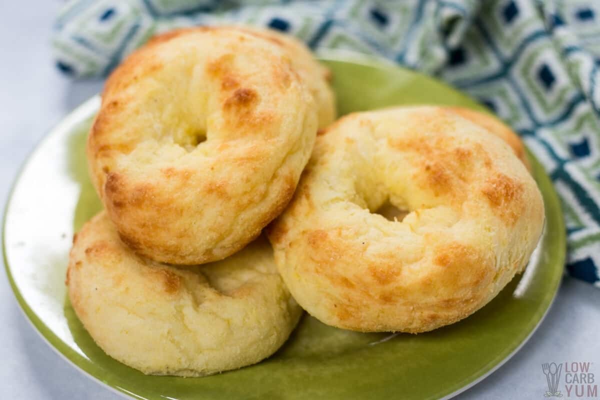 Keto Bagels With Coconut Flour Fathead Dough Low Carb Yum