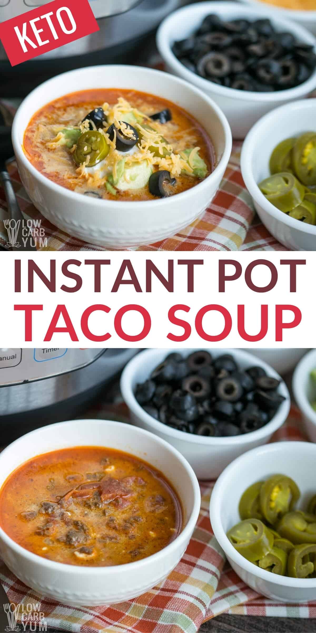 keto taco soup instant pot recipe