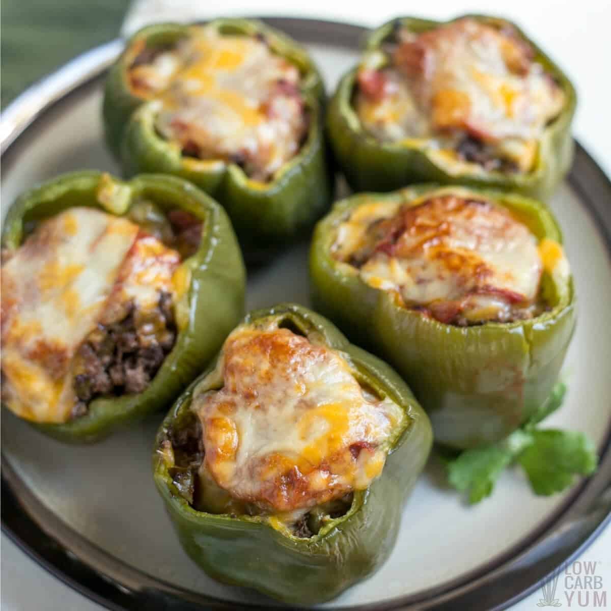 low carb stuffed peppers