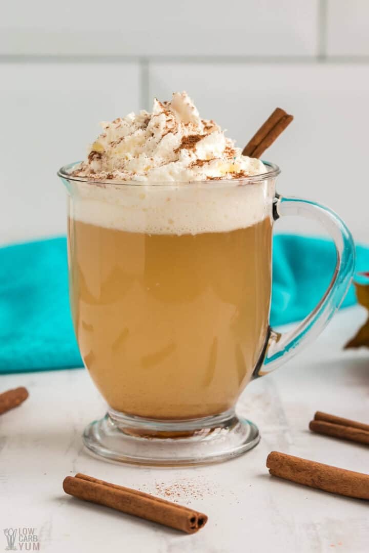 Starbucks Caramel Apple Spice Drink (Copycat Recipe) Low Carb Yum