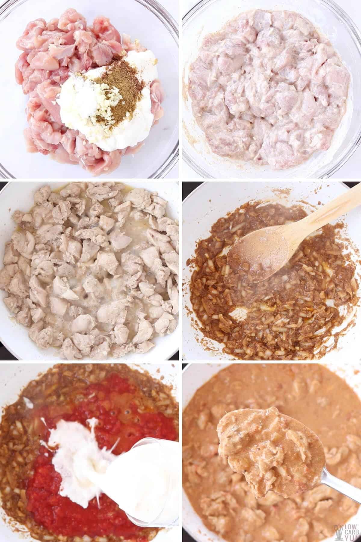 steps to make butter chicken