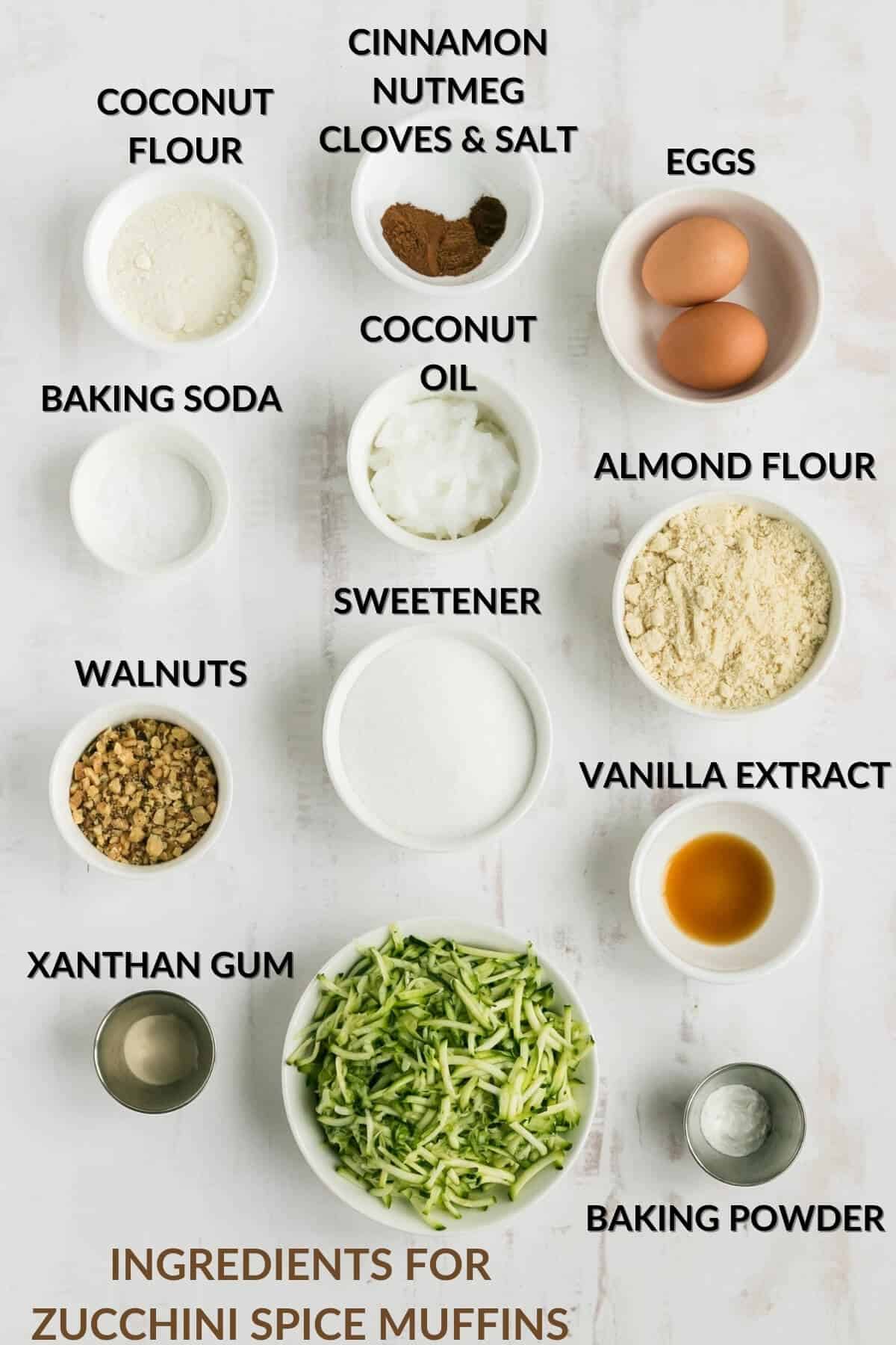 zucchini spice cake ingredients