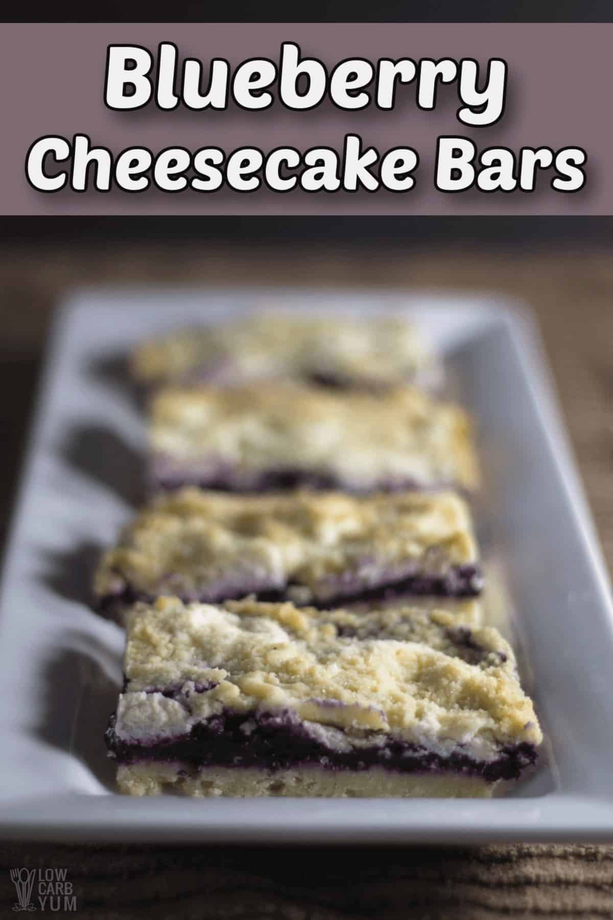 blueberry cheesecake bars with crumb cake topping pintrest image