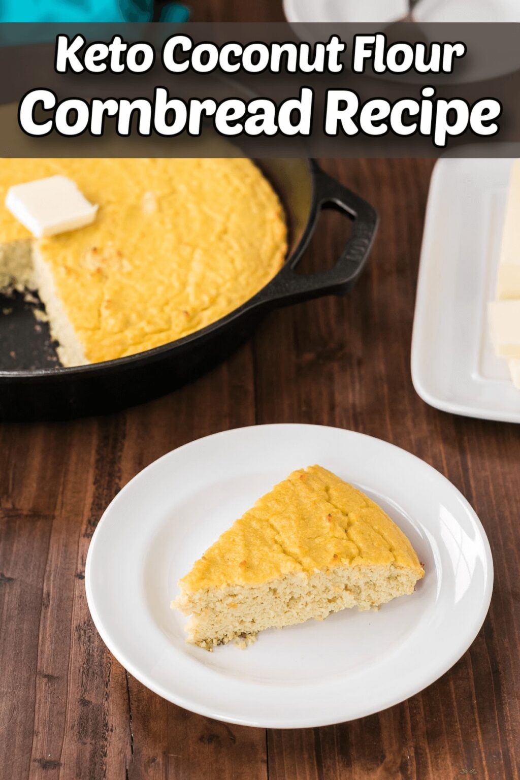Coconut Flour Keto Cornbread (5Ingredients) Low Carb Yum