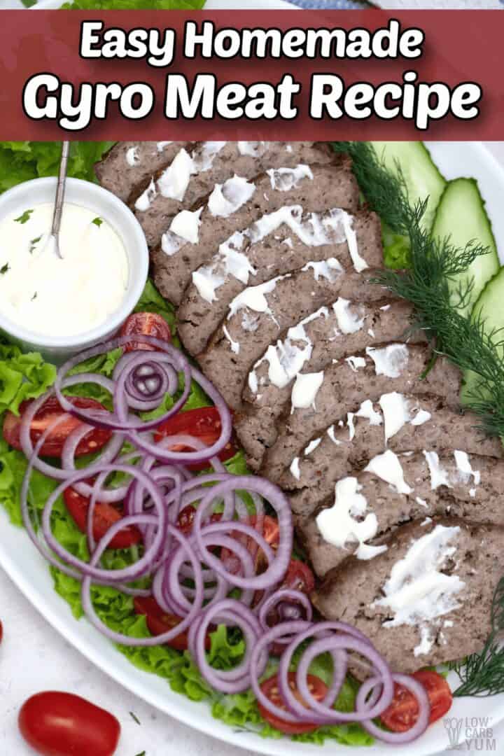 Homemade Gyro Meat Recipe (Keto) Low Carb Yum