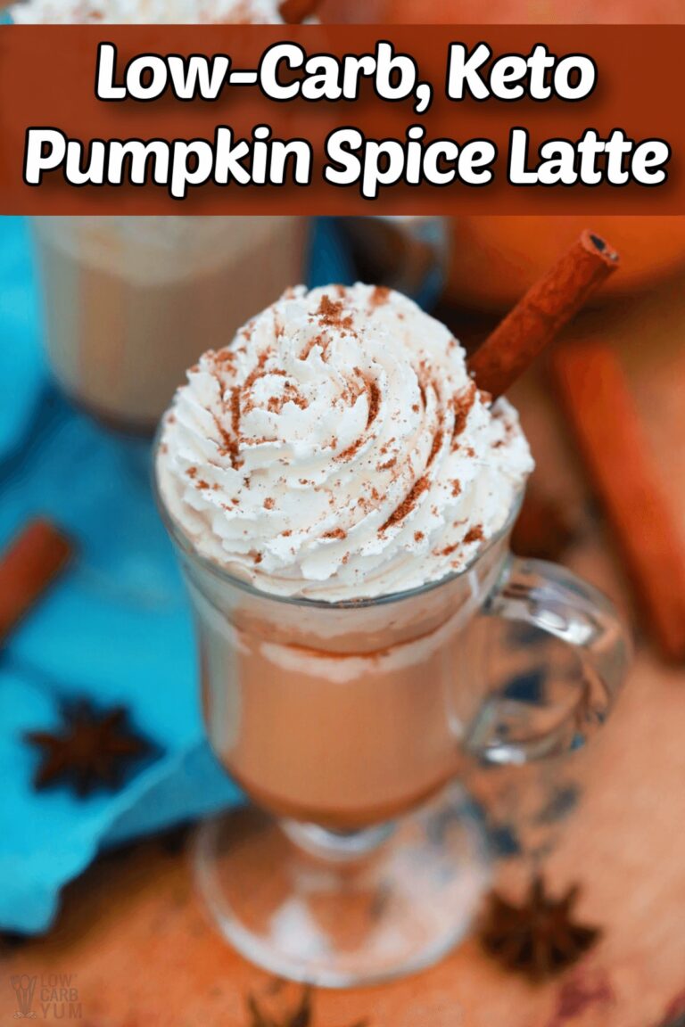 Keto Pumpkin Spice Latte Coffee Recipe - Low Carb Yum