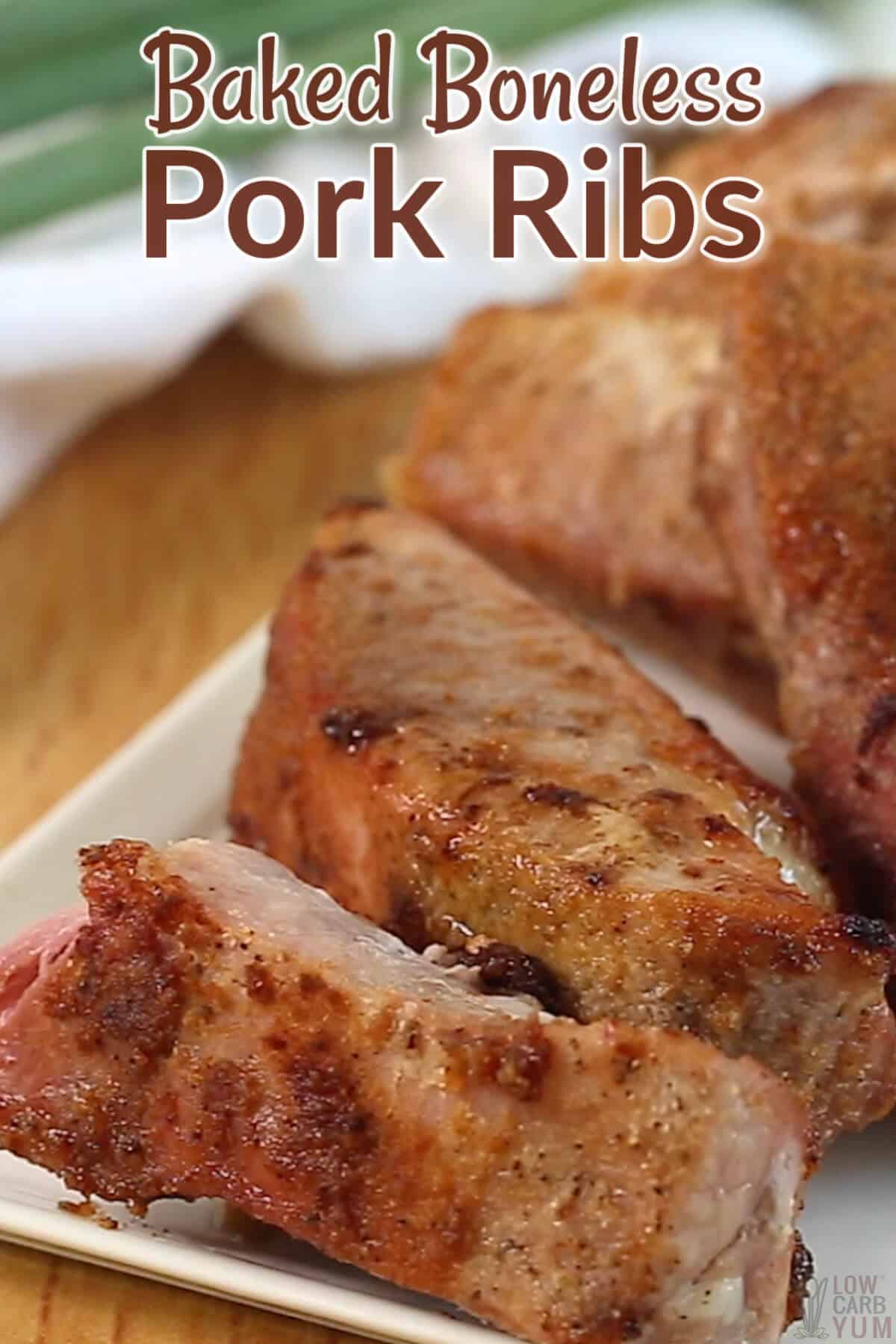 How to Cook Boneless Pork Ribs in the Oven Fast | Low Carb Yum