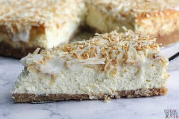 Keto Coconut Cream Cheesecake Recipe - Low Carb Yum