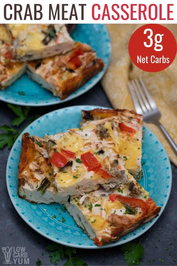 Easy Baked Crabmeat Casserole Bake Low Carb Yum