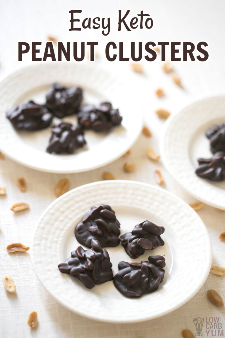 Chocolate Covered Peanut Clusters Recipe Low Carb Yum