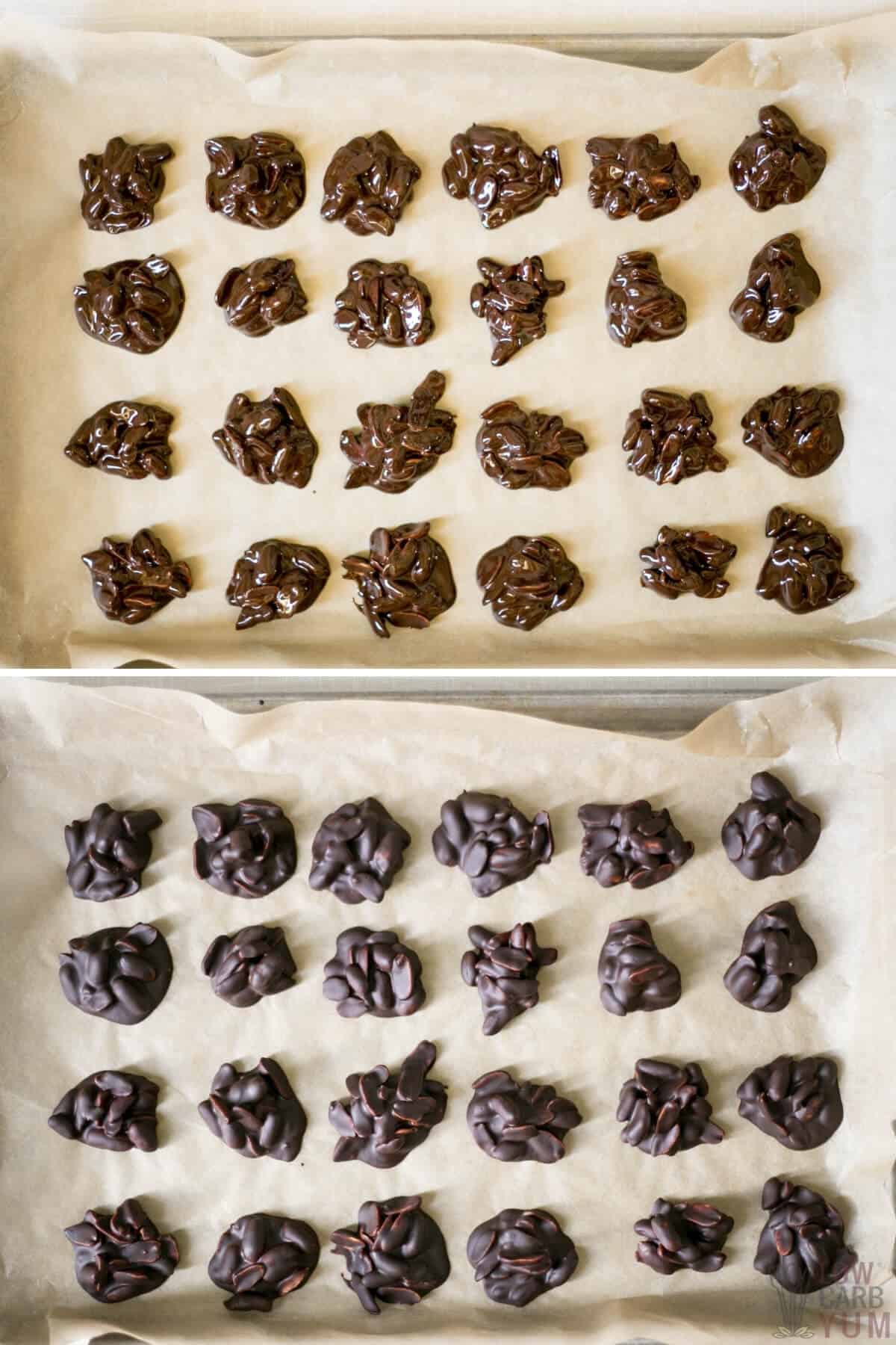 Chocolate Peanut Clusters - Vintage Kitchen Notes