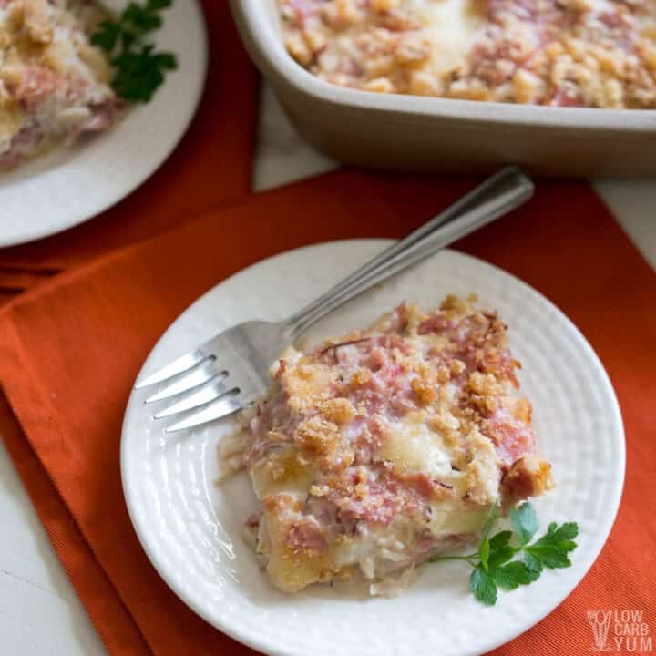 Chicken Cordon Bleu Casserole Recipe (Keto) Low Carb Yum