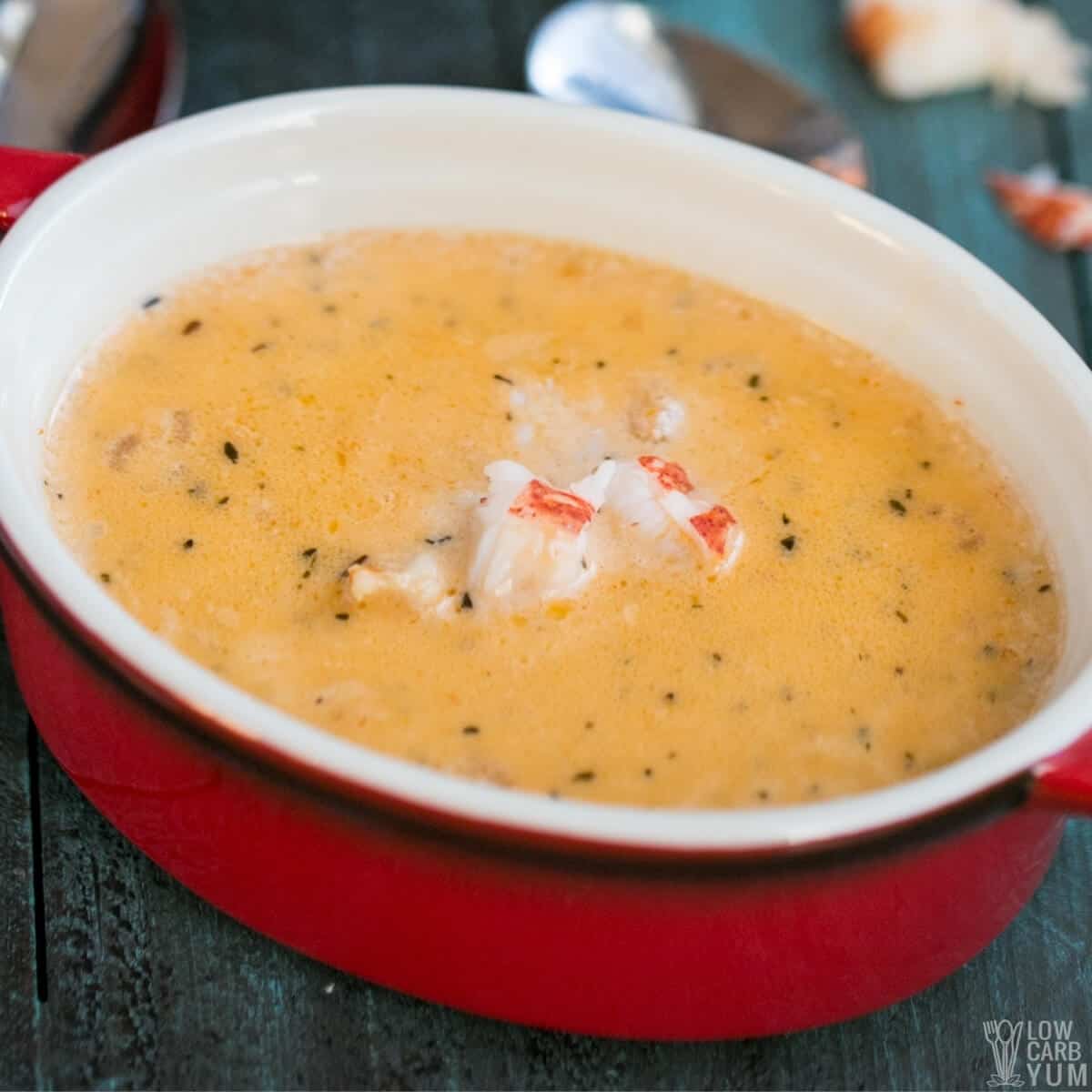 Easy Keto Lobster Bisque Recipe Low Carb Yum