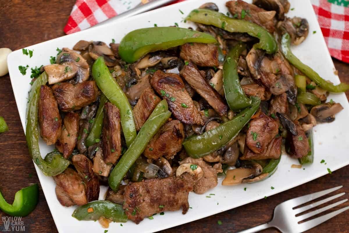 keto pepper steak