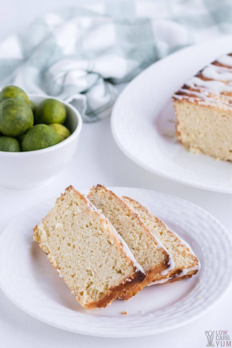 Key Lime Bread Coconut Cake Loaf Low Carb Yum