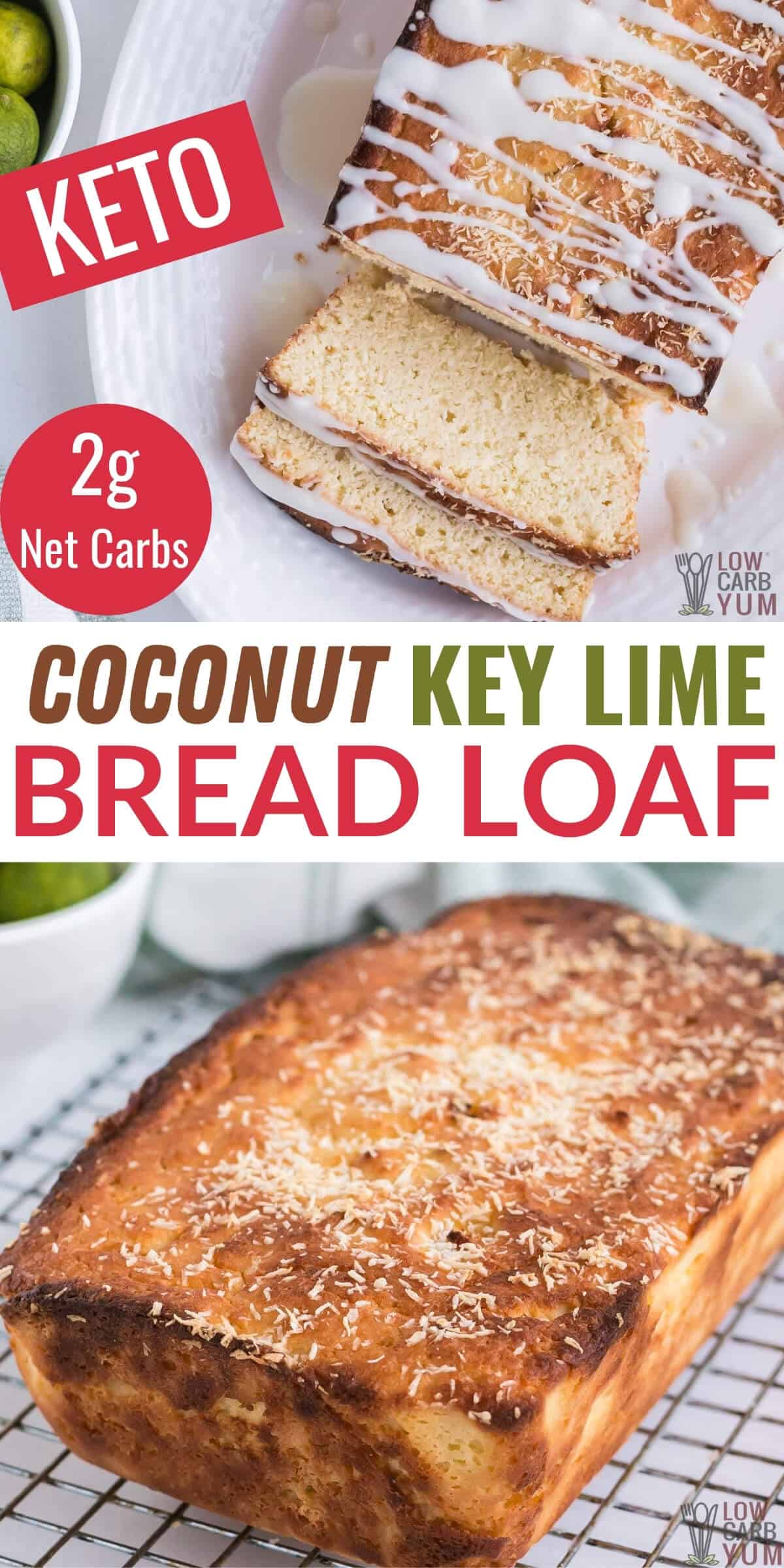coconut key lime bread loaf pinterest image