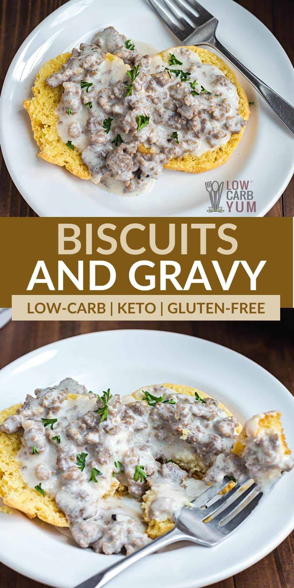 biscuits and gravy pinterest image
