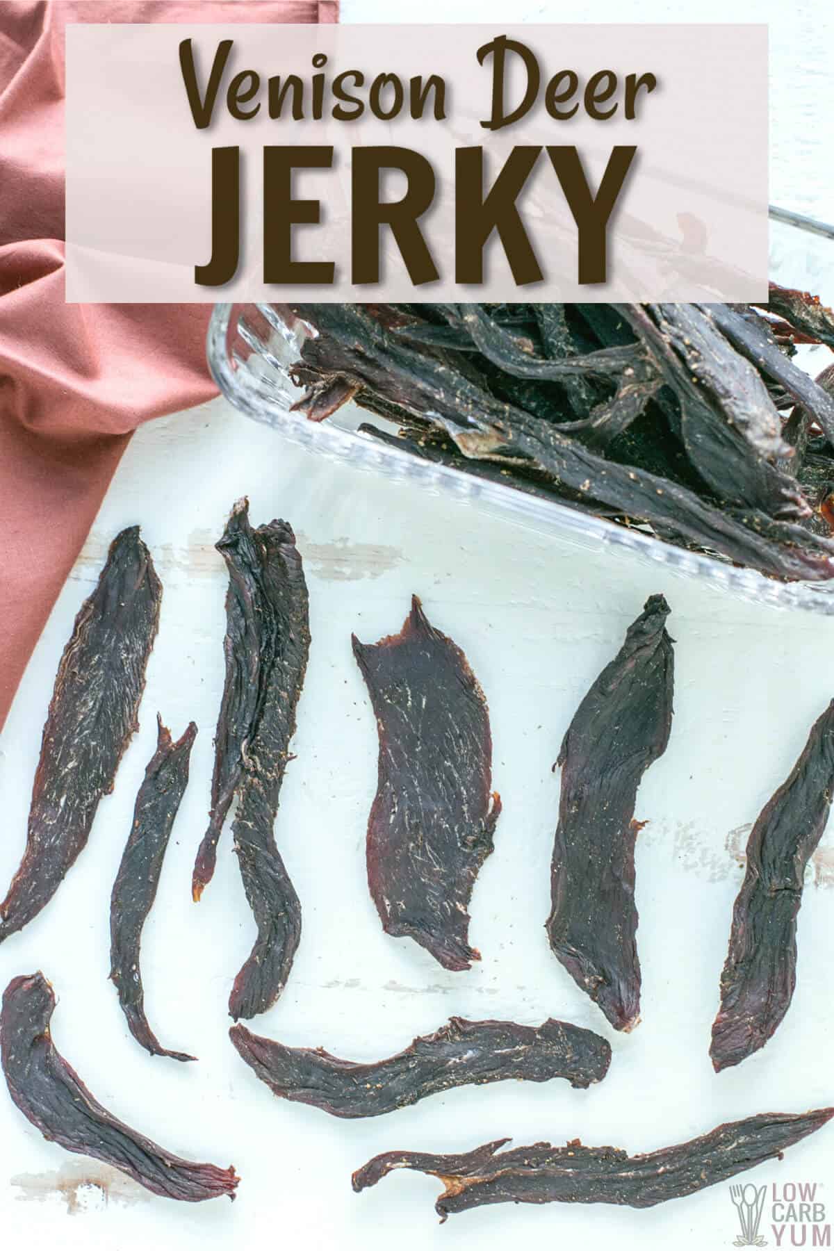 Venison Jerky Recipe (oven and dehydrator instructions)