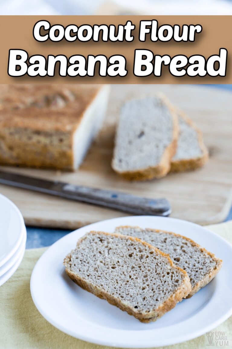 Coconut Flour Banana Bread (Paleo, GlutenFree, Keto) Low Carb Yum