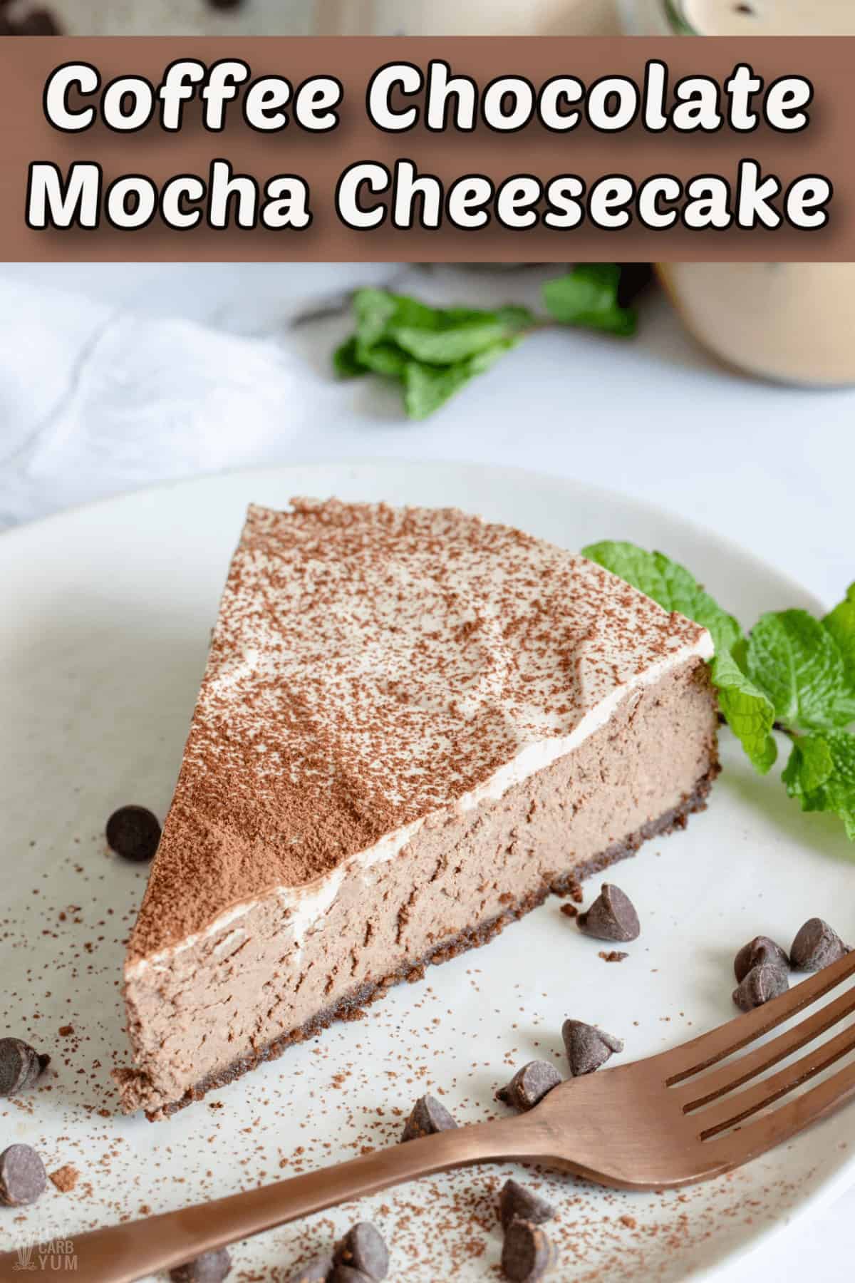 No-Bake Coffee Cheesecake - The Little Blog Of Vegan