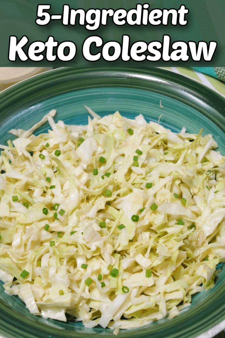 Easy Keto Coleslaw Recipe (5 Ingredients) Low Carb Yum