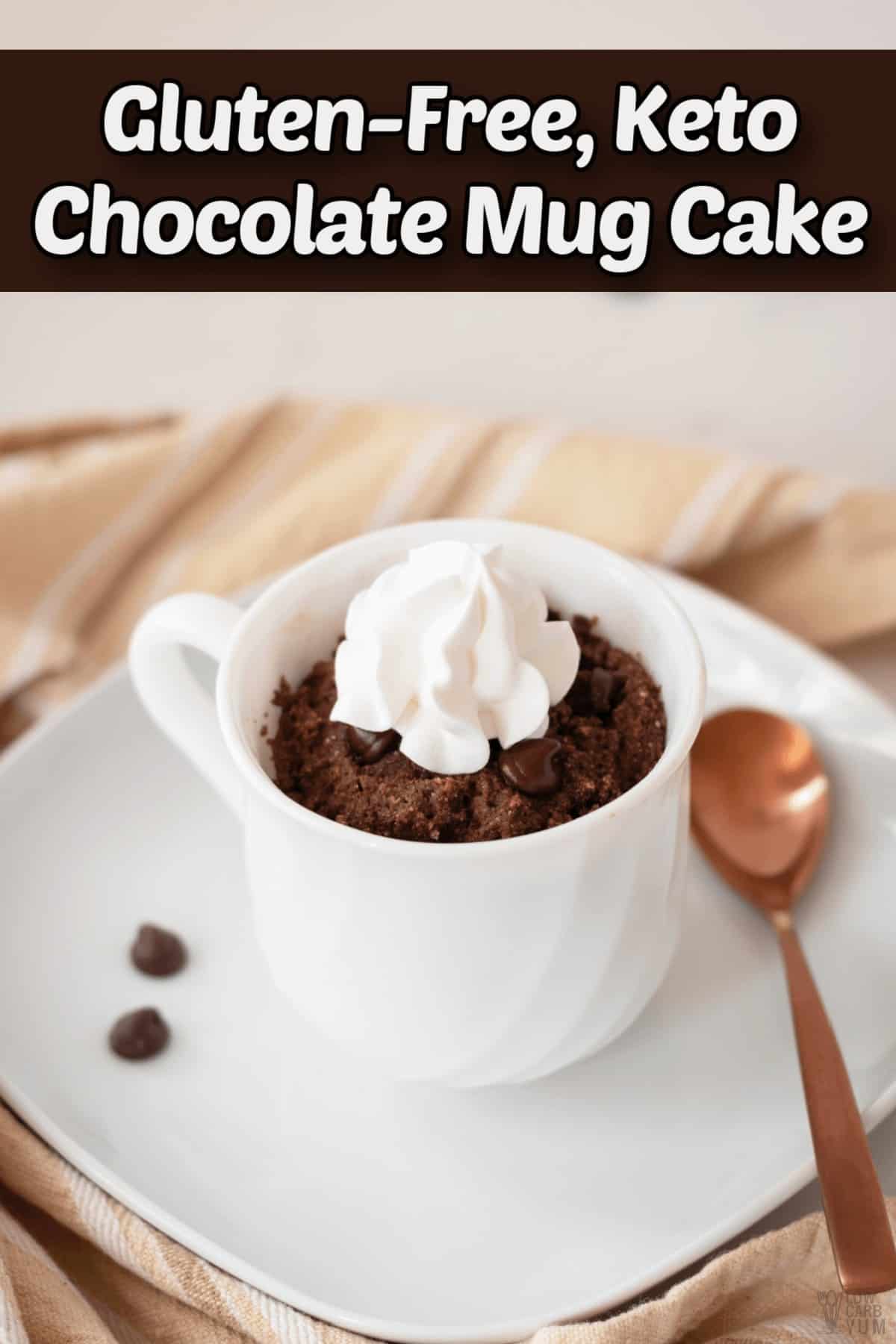 White Chocolate Mug Cake - Shabbu's Tasty Kitchen