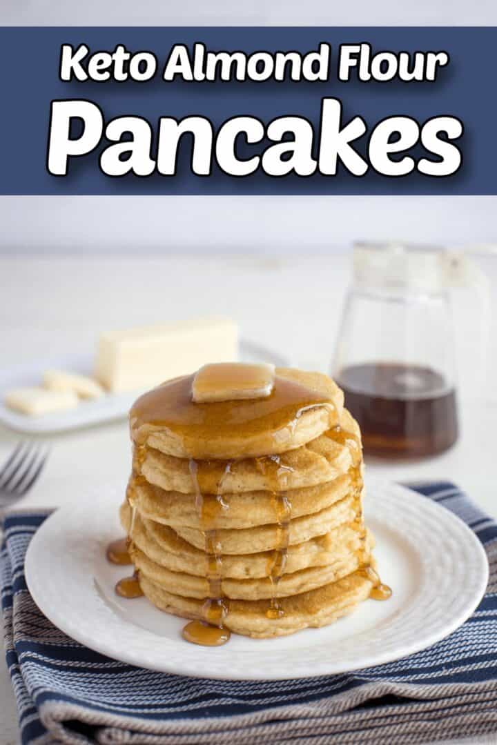 Fluffy Keto Almond Flour Pancakes Recipe Low Carb Yum