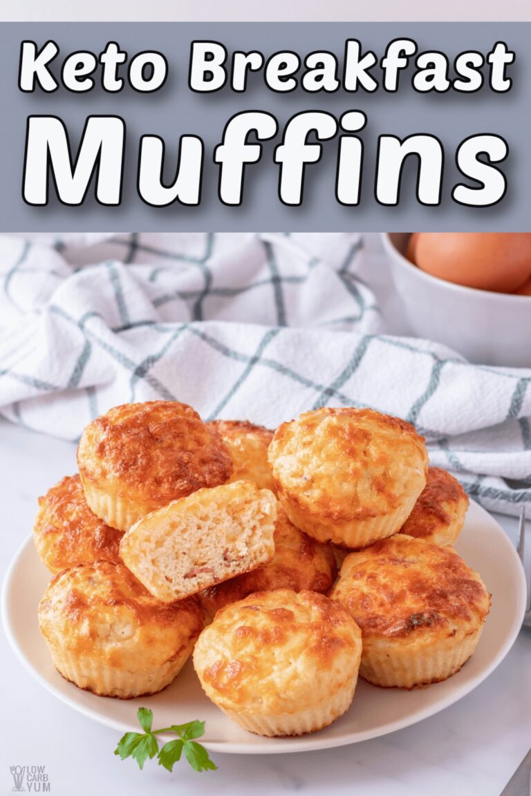 Keto Breakfast Muffins with Cottage Cheese - Low Carb Yum