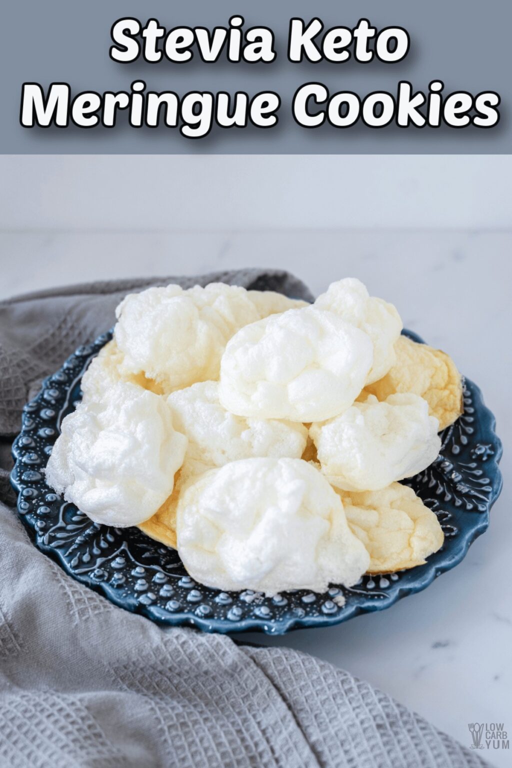 SugarFree Keto Meringue Cookies Low Carb Yum