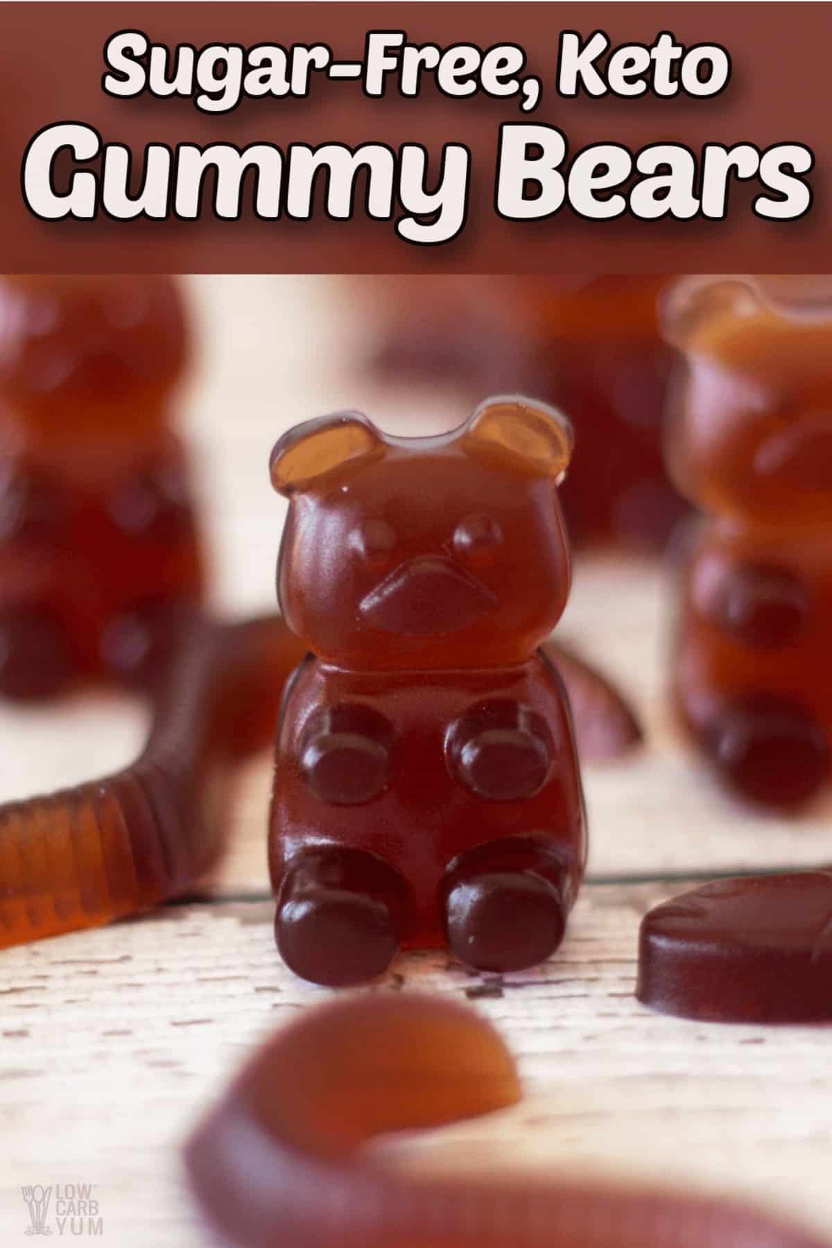 Sugar Free Gummy Bears - Keto Recipe 